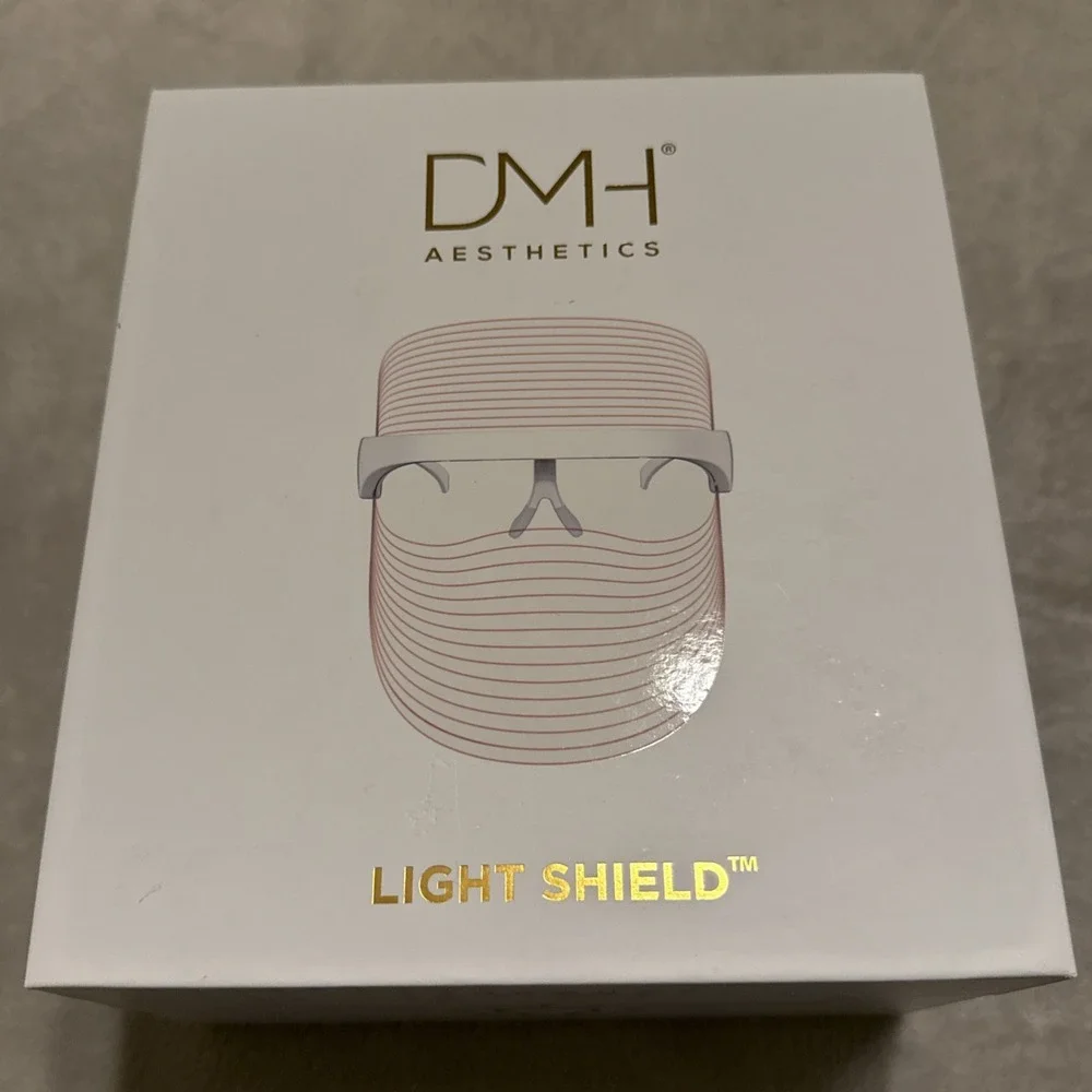 NEW SEALED DMH Aesthetics Light Shield LED Multi Light Therapy Mask-Cordless